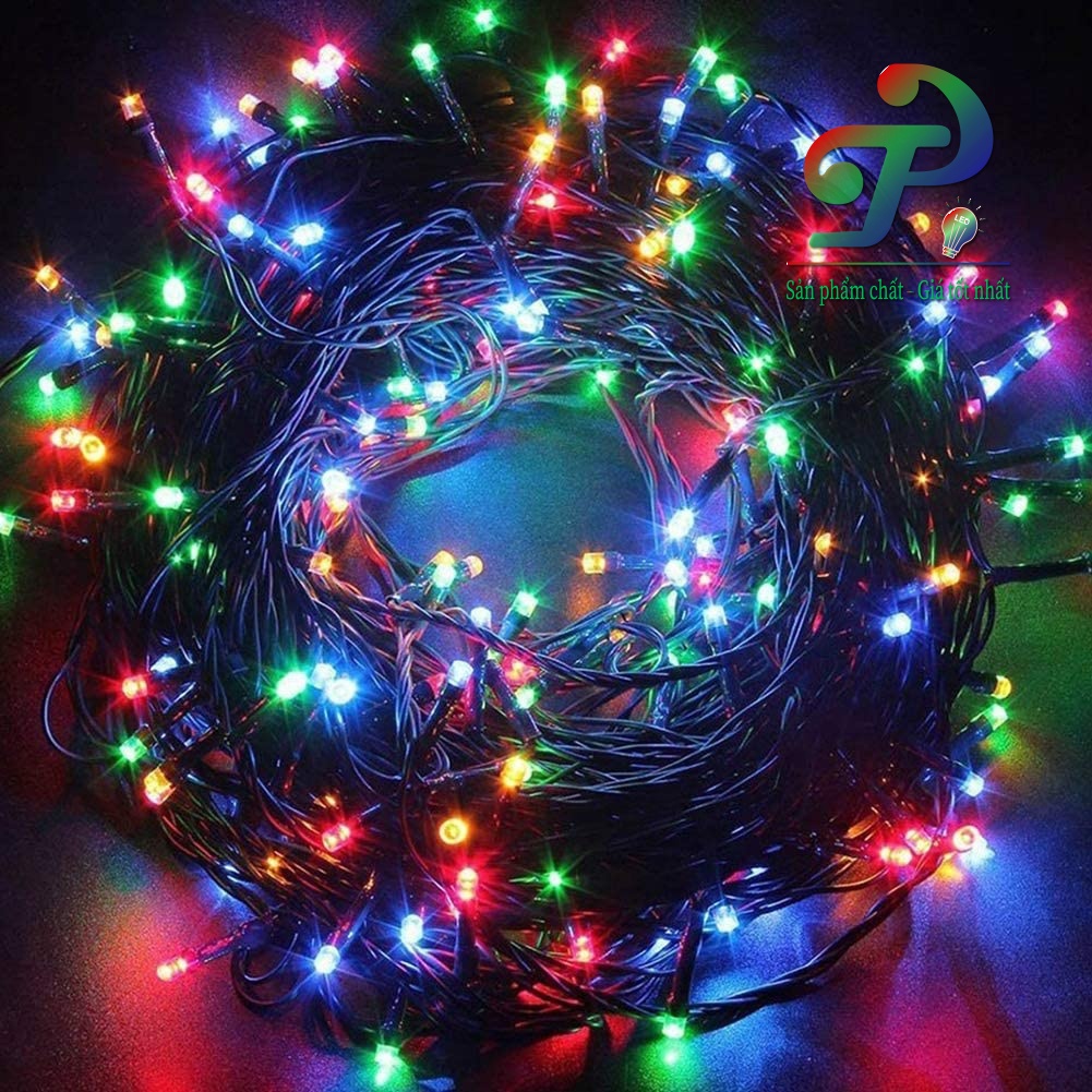 DÂY ĐÈN LED 20M và 50M KIM CƯƠNG 240 BÓNG 8 CHẾ ĐỘ NHÁY, CHỐNG NƯỚC VÀ CÓ DÂY NỐI TIẾP,TRANG TRÍ TẾT, CÂY QUẤT,ĐÀO