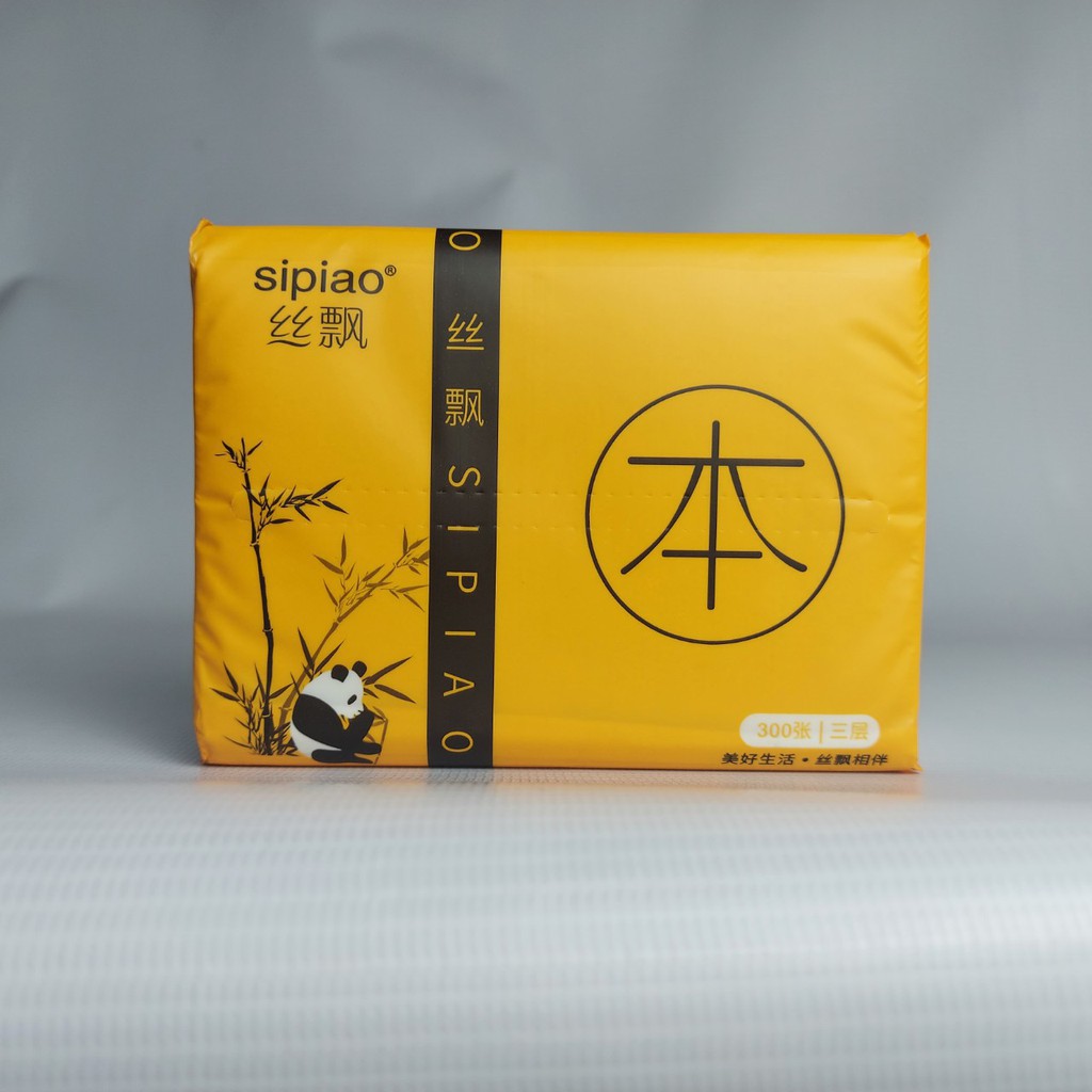 Giấy ăn gấu trúc Sipiao thùng 30 gói siêu dai mền mịn