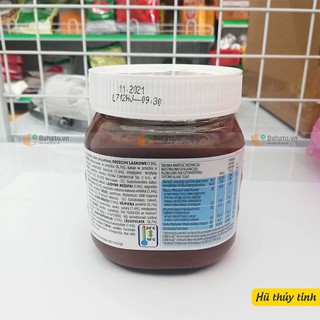 Nutella mứt hạt phỉ - chocolate phết bánh mì hũ 350g