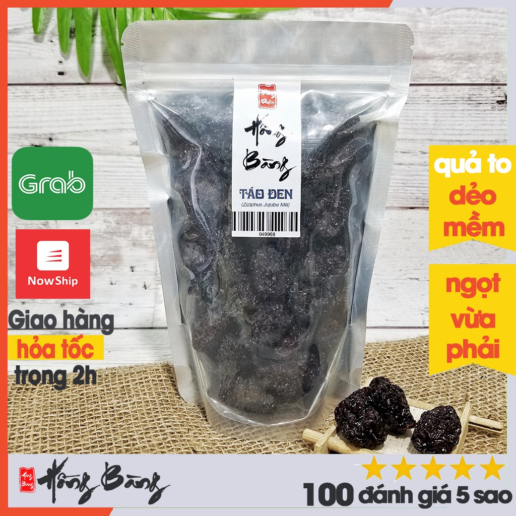 TÁO TÀU 500g (Táo tàu khô dẻo, táo đen chuyên ăn vặt, đại táo hầm gà thuốc bắc, quả to mẩy bổ dưỡng đẹp da dễ ngủ)