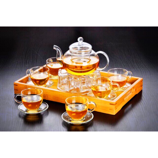 Bộ ấm chén thuỷ tinh
