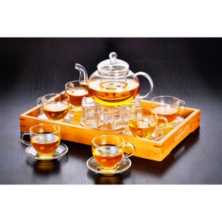 Bộ ấm chén thuỷ tinh