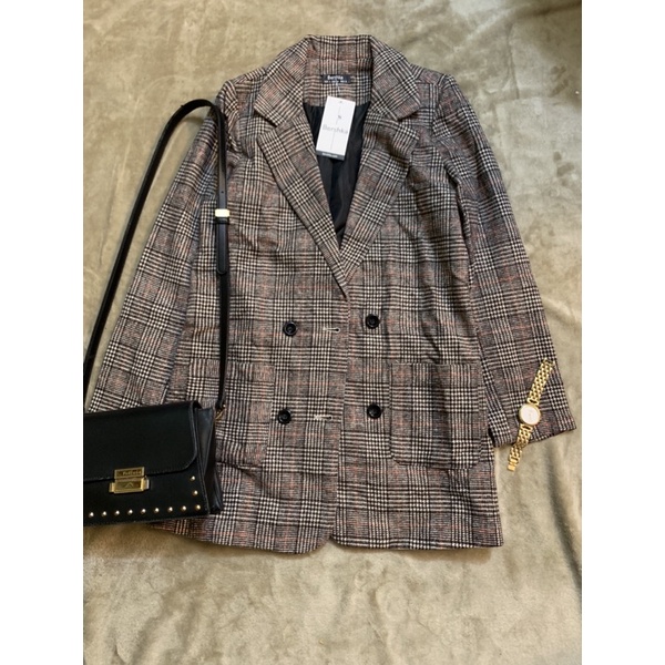 Áo blazer kẻ