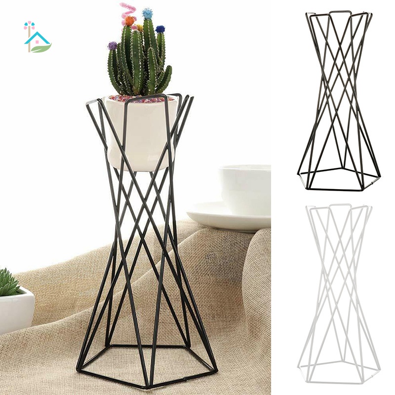 Giá Đỡ Chậu Cây Cảnh Bằng Kim Loại Thiết Kế Độc Đáo Hiện Đại Trang Trí Sân Vườn