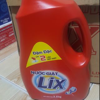 Nước giặt đậm đặc Lix 3,8kg