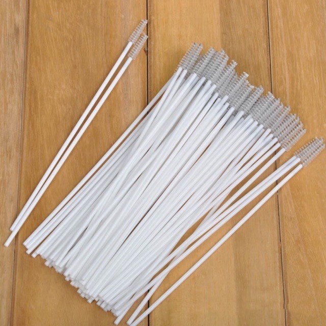 Que vệ sinh ống hút - Cọ rửa núm ti, bình sữa bằng nhựa tiện lợi - B48-NHỰA