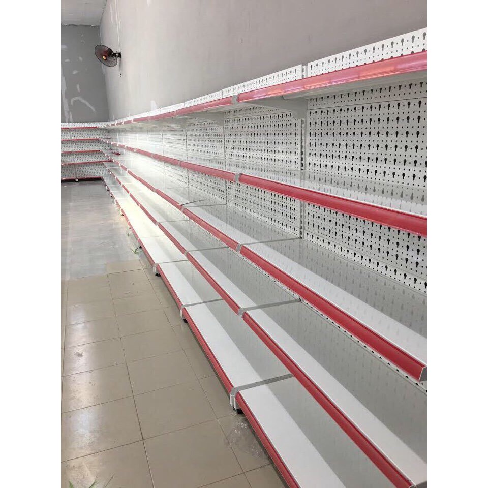 Kệ để đồ gia dụng lưng tôn đục lỗ