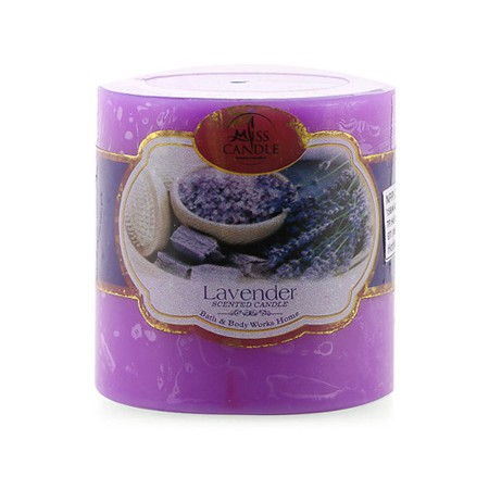 Nến thơm trụ tròn D5H5 Miss Candle MIC4565 5 x 5 cm (Tím, hương oải hương)