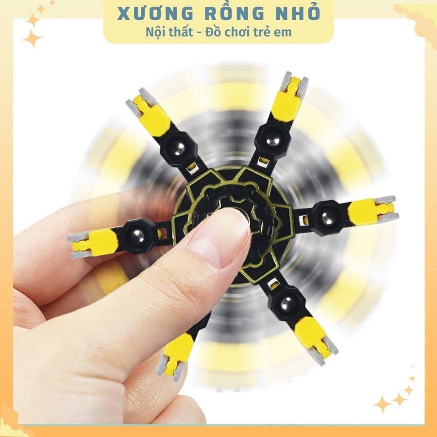 Con quay Spinner 6 chân biến hình, robot thông minh thỏa sức sáng tạo cho bé - Xương Rồng Nhỏ