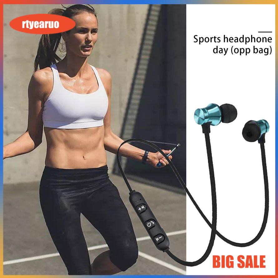 Tai nghe bluetooth không dây đầu nam châm thể thao XT11