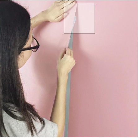 GIẤY DÁN TƯỜNG MÀU TRƠN NHÁM 45CM DÀI 10M KEO SẴN