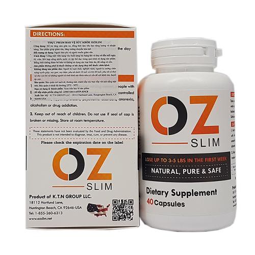 OZ Slim viên uống giảm cân từ Mỹ