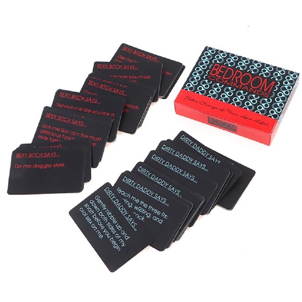 [Che Tên] Bộ Bài Tình Yêu Bedroom Commands Cards Dành Cho Cặp Đôi Board Game Các Tư Thế Vui Vẻ C-BG62