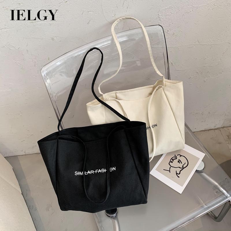 Túi xách IELGY vải canvas phong cách Hàn Quốc cho nữ