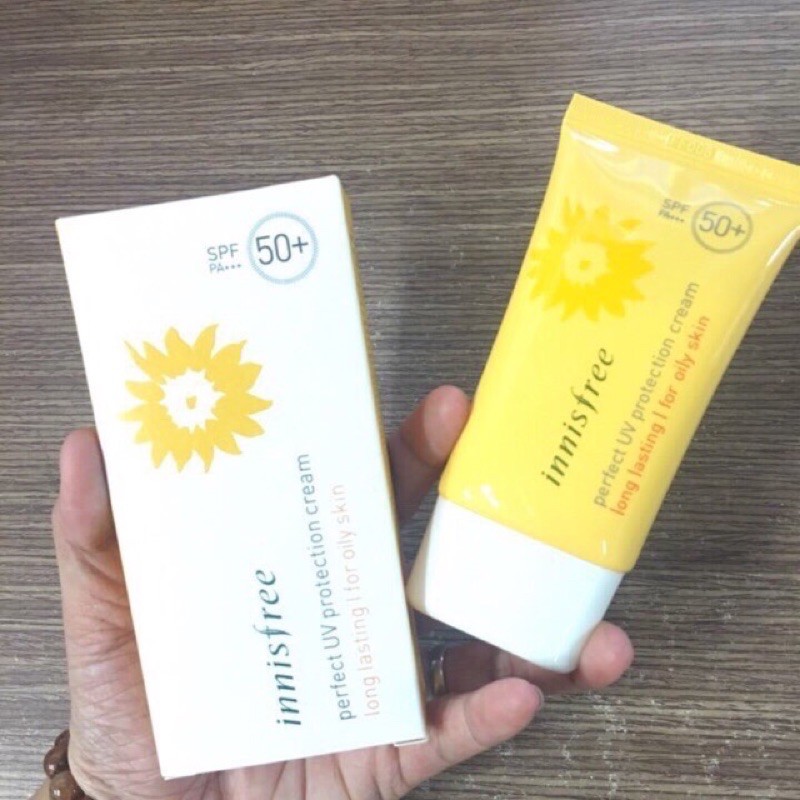 Kem Chống Nắng Innisfree Perfect UV Protection Cream Long Lasting SPF50+ PA+++