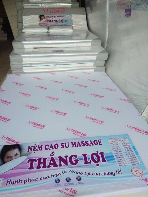 Nệm cao su foam massge thắng lợi BH 15 năm