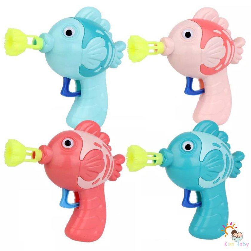 Đồ chơi thổi bong bóng xà phòng hình chú cá đáng yêu cho bé