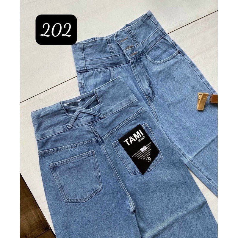 [Mã WASTMAY giảm 15% tối đa 30K đơn 150K] Quần baggy jean nữ cạp cao dây chéo sau lưng quần jean nữ chất vải đẹp F27 | WebRaoVat - webraovat.net.vn