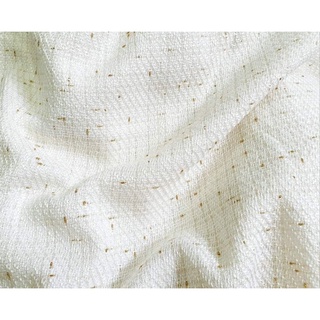 VẢI DẠ TWEED TRẮNG KEM KIM TUYẾN SIÊU SIÊU XINH, lên váy y hãng, hàng kiện độc lạ, chất mềm dày, Ảnh vải của shop chụp