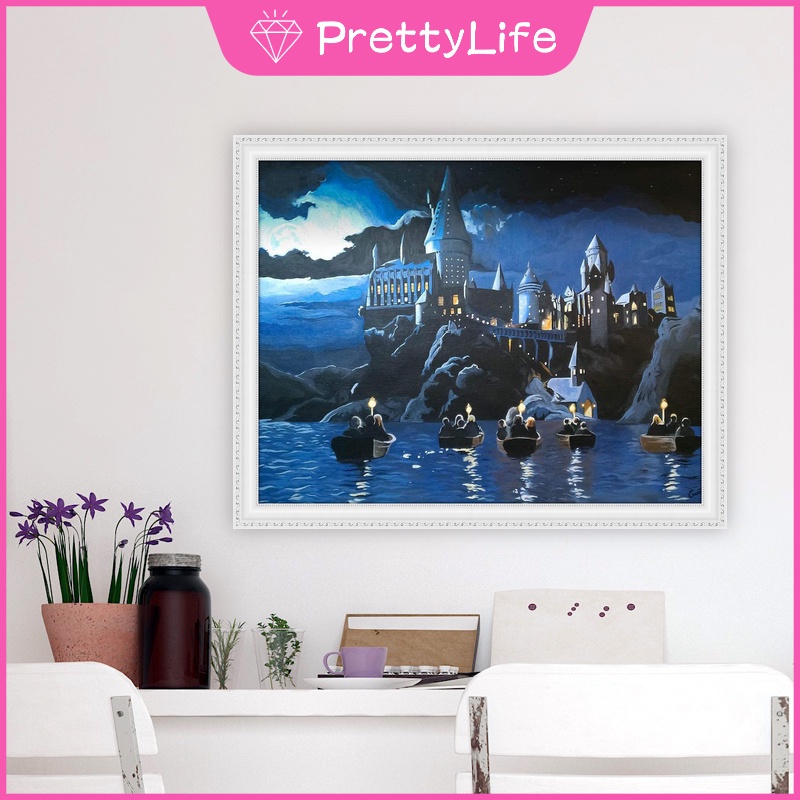 Bộ Tranh Đính Đá 5d Tự Làm 40x30cm Trang Trí Nhà Cửa