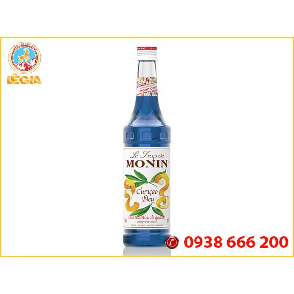 SIRO MONIN CURACAO 700ML (BLUE CURACAO SYRUP)