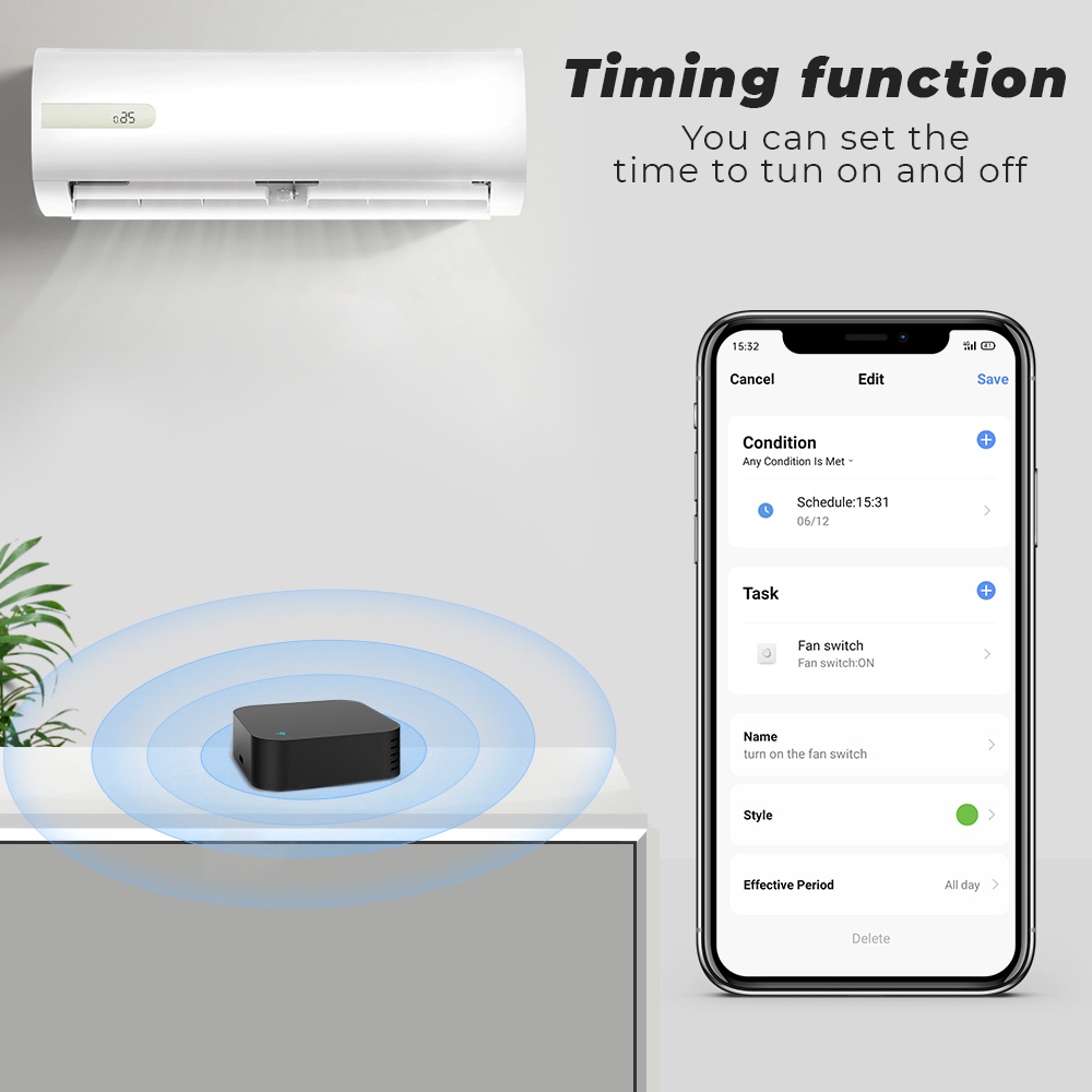 Thiết bị điều khiển hồng ngoại thông minh SMATRUL IR 902 thay thế cho điều khiển từ xa đa năng tiện dụng