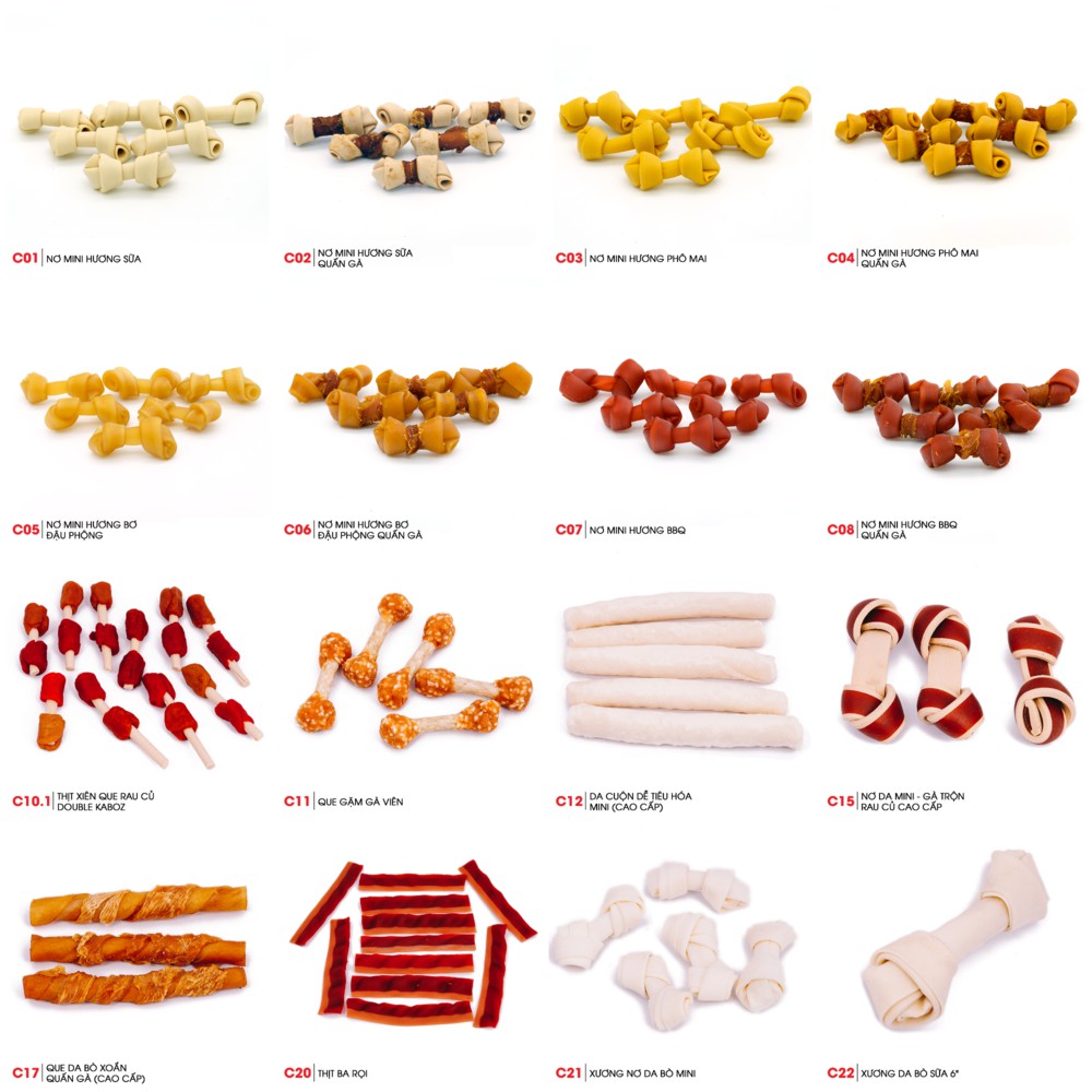 Xương Gặm Cho Chó Fonti Inu Made in Vietnam