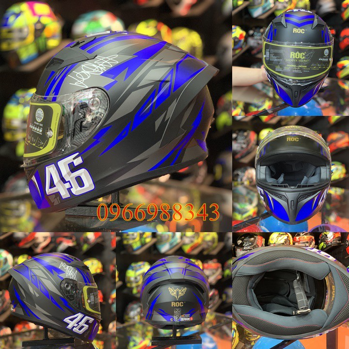 (GIÁ HỦY DIỆT ) Mũ ROC 01 ặng PINLOCK chống đọng sương