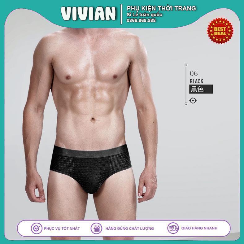 Quần Lót Nam Mùa Hè [CỰC THOÁNG MÁT] Quần sịp nam tam giác chất liệu vải co giãn thoái mái khi mặc