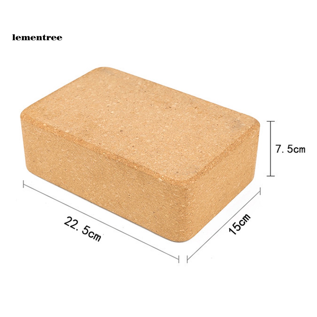 *JSZB* 2Pcs Yoga Block High Density Stretching Aid Eco-friendly Natural No Odor Soft Wood Yoga Equipment Brick for Women Men