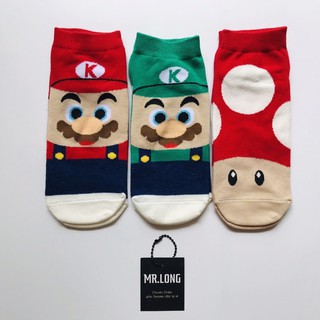 COMBO 3 ĐÔI TẤT VỚ SUPER MARIO BROS NẤM