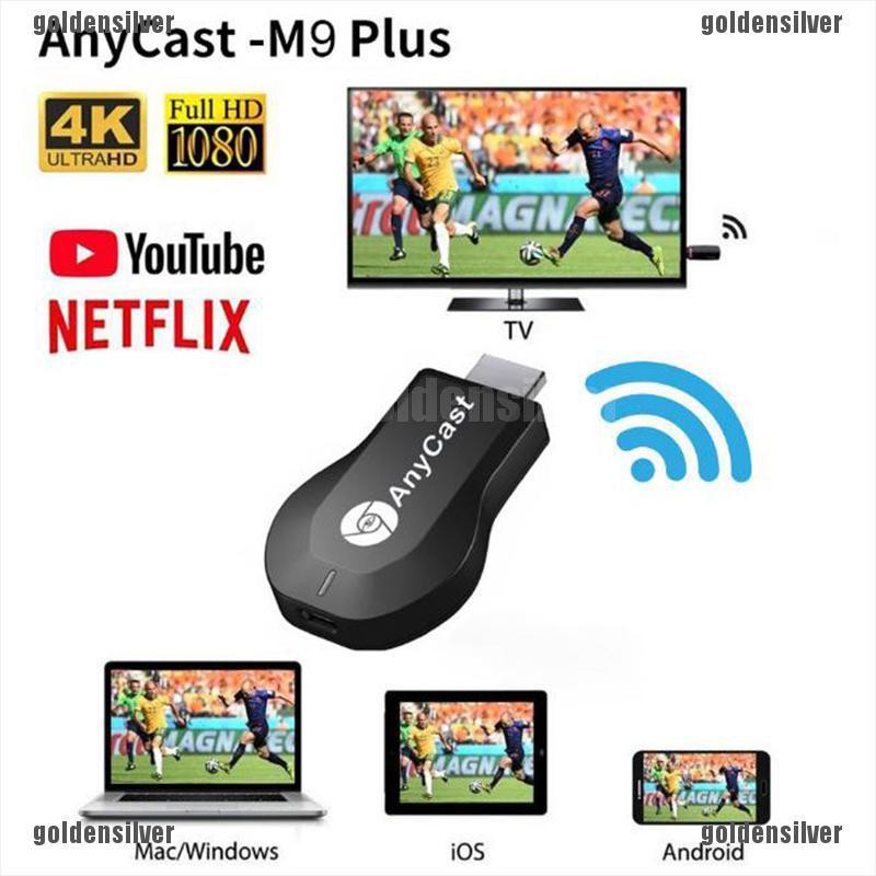 Thiết Bị Chia Sẻ Hình Ảnh Không Dây M9 Plus Anycast Wifi Miracast 1080p Tiện Dụng