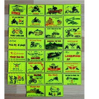tem logo phượt combo 30 logo như hình