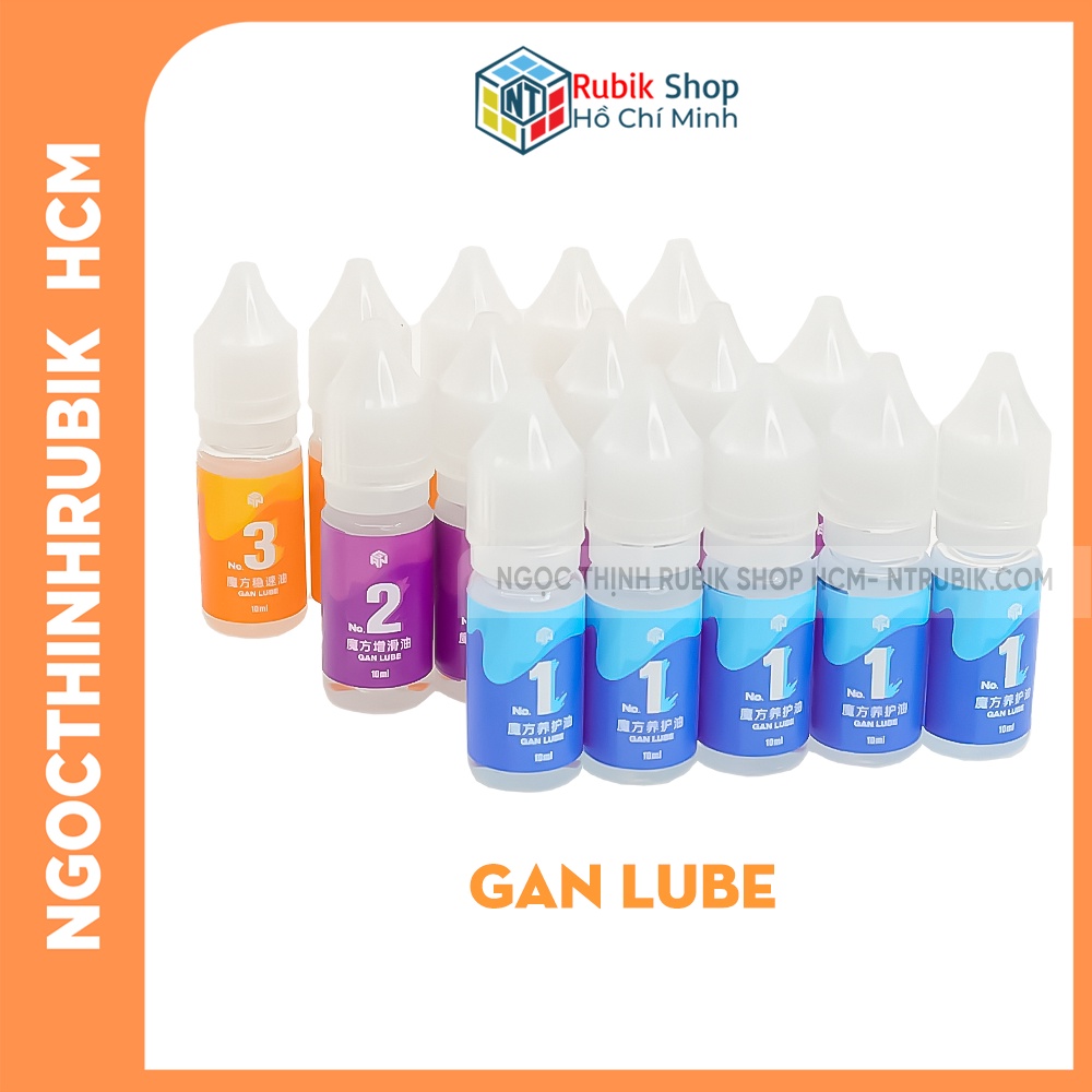 Dầu Bôi Trơn Rubik GAN/ GAN Lube 2020  V1 V2 V3 Gan Magic Lube/Maintenance/ Accel/ Mastery