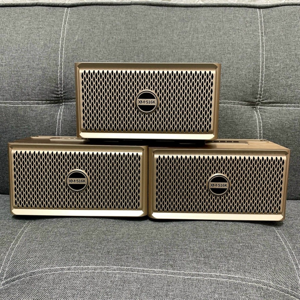 Loa Bluetooth XM 516K. Siêu Phẩm Vỏ Gỗ Tinh Tế, Âm Thanh Stereo Kép Trầm Ấm, Dễ Dàng Sử Dụng. Bảo Hành 12 Tháng