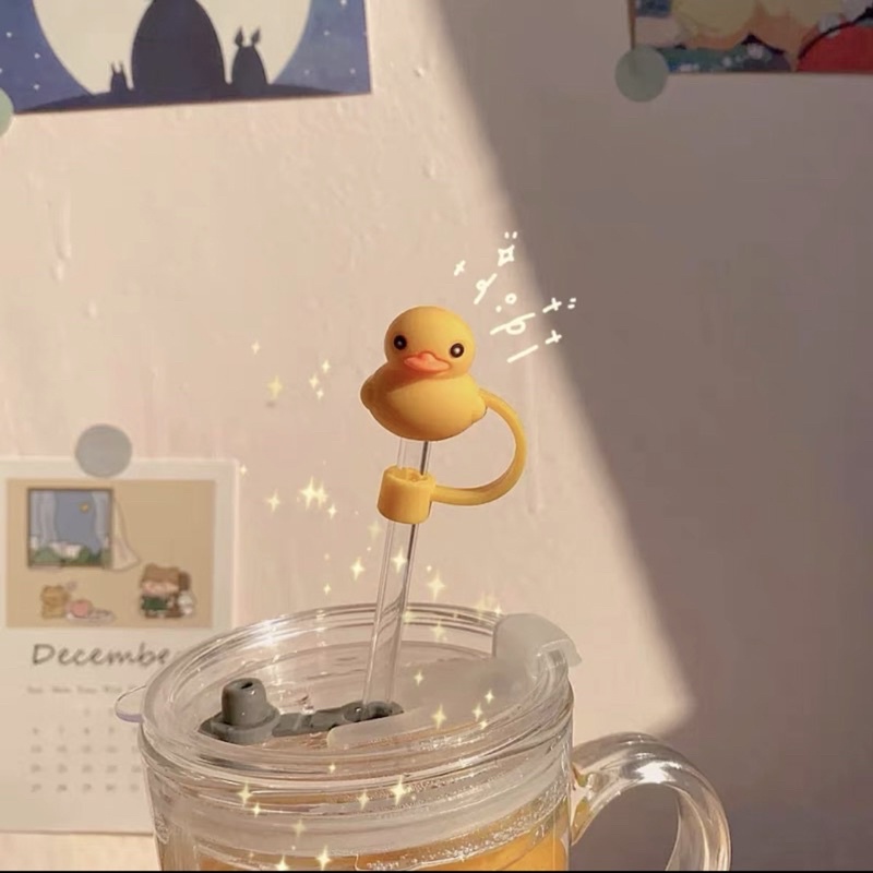 Nút đậy ống hút, nút gài ống hút, topper
