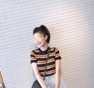 Áo Len Kẻ 5 Vạch hàng QC
