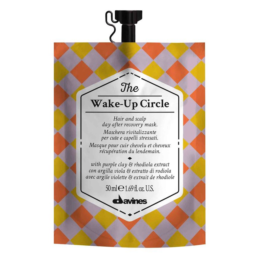 Mặt nạ tái tạo sức sống cho tóc và da đầu Davines The Wake Up Circle 50ml