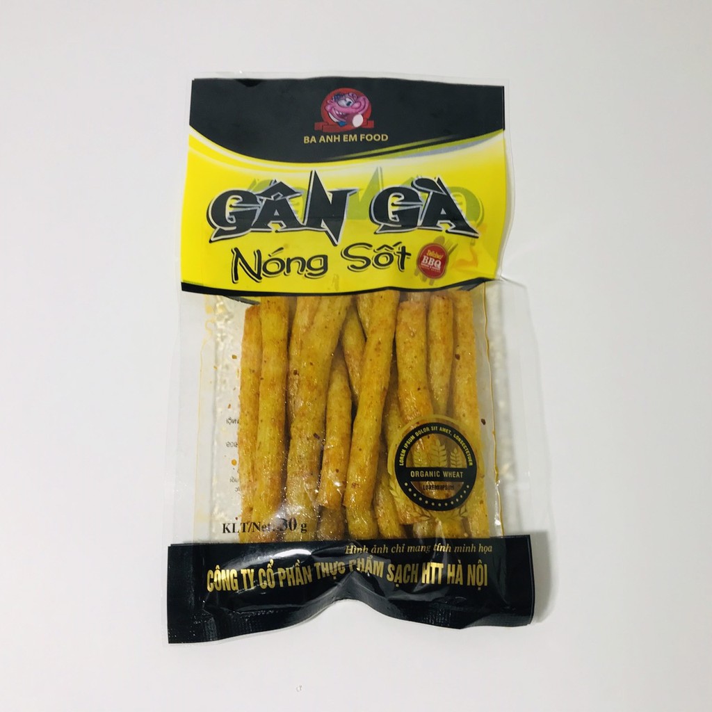 Snack Gân Gà Sốt Nóng Giòn Dai 30g - AnvatHaMy288