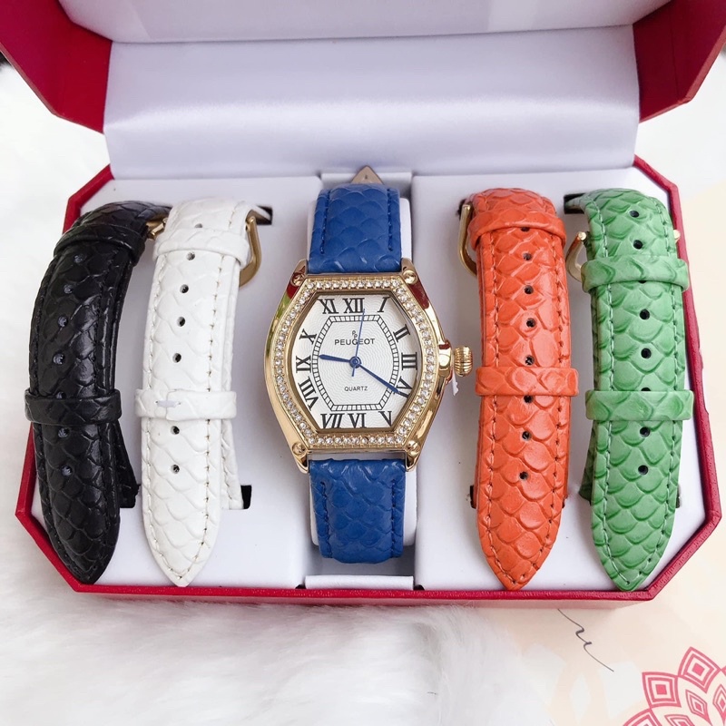 Đồng Hồ Nữ Peugeot 5 dây case 34mm