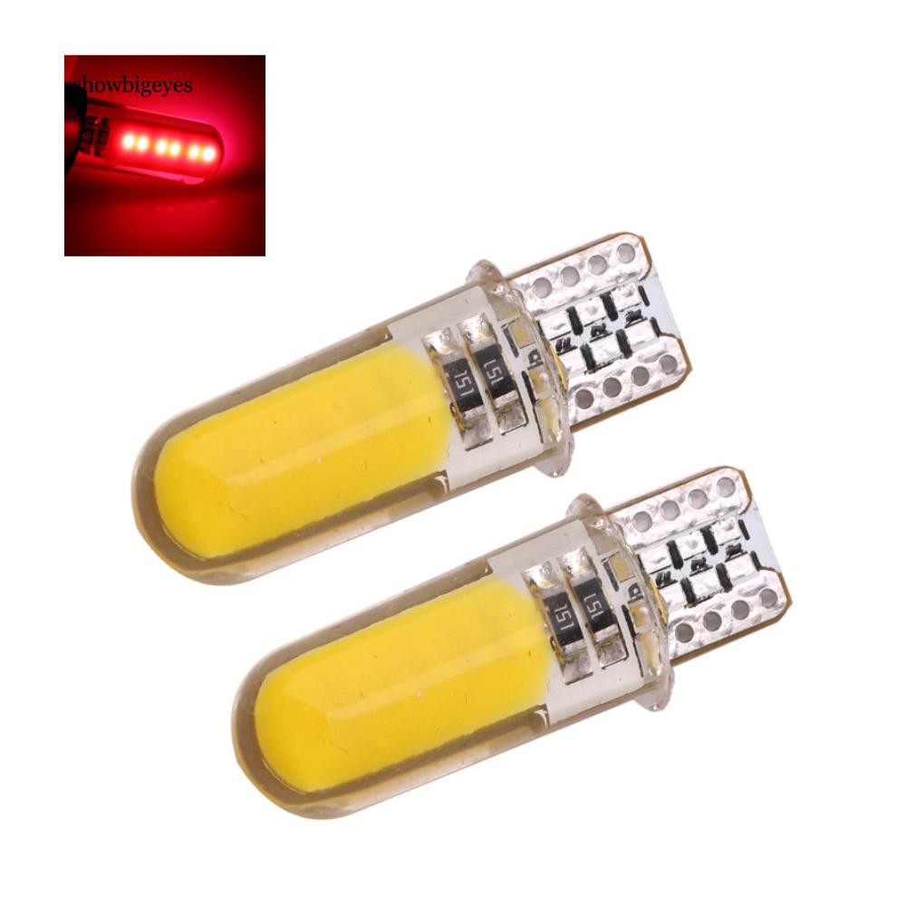 Set 2 đèn LED T10 W5W COB bge _ gắn biển số xe ô tô