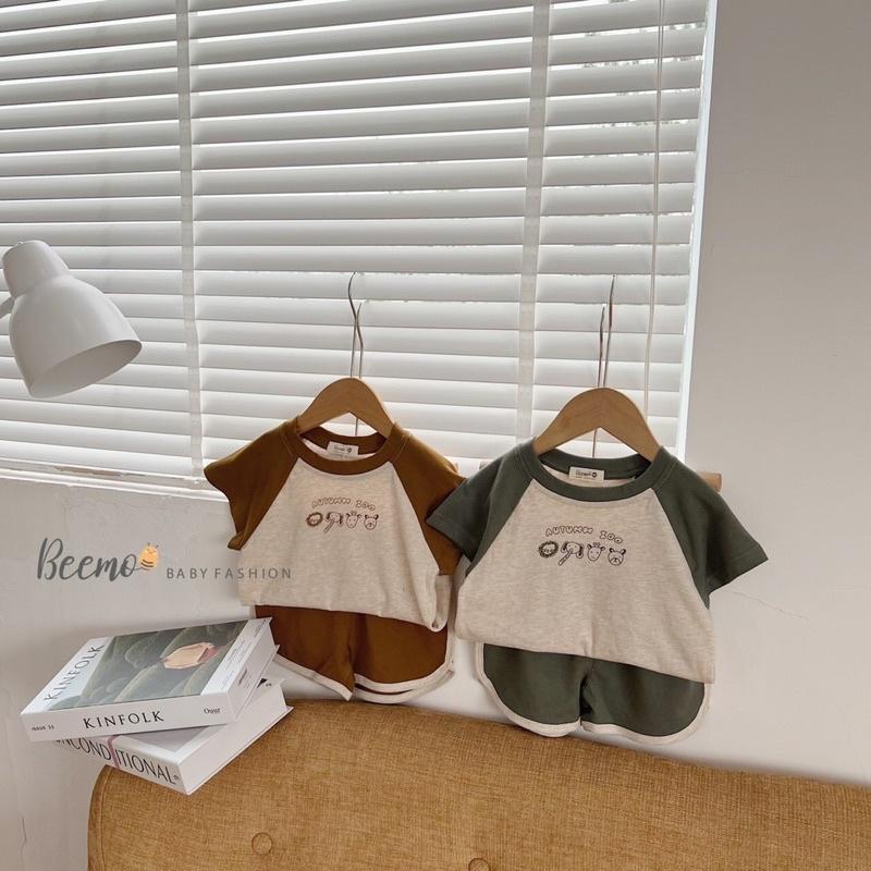 BỘ COTTON IN HÌNH THÚ CHO BÉ 9-20KG