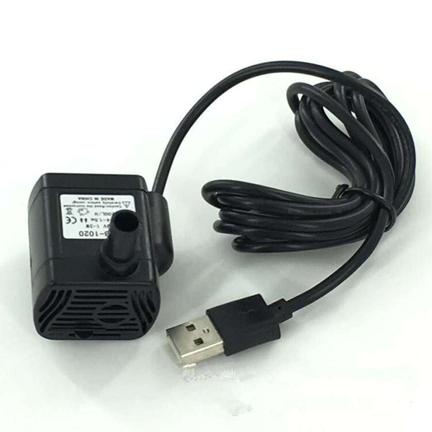 Máy bơm chìm siêu nhỏ USB-1020 DC3.5V-9V 3W Đài phun nước bể cá cảnh