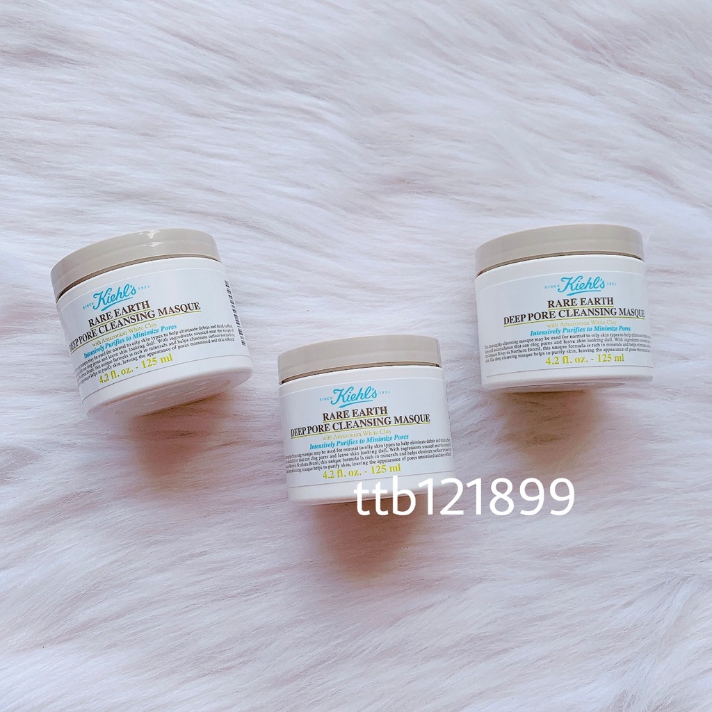 Mặt Nạ Đất Sét Kiehl's Rare Earth Deep Pore Cleansing Masque Kiehls (14ML)