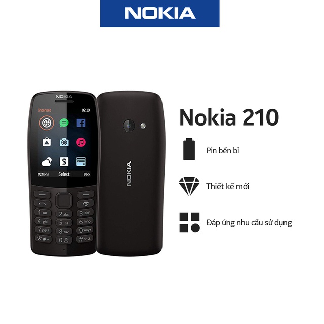 Điện Thoại Nokia 210 Dual Sim - Hàng Chính Hãng