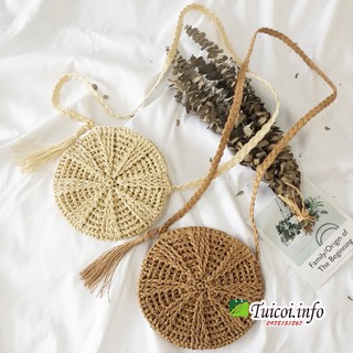 Túi Cói Tròn Tua Rua -[Giá gốc tại xưởng]