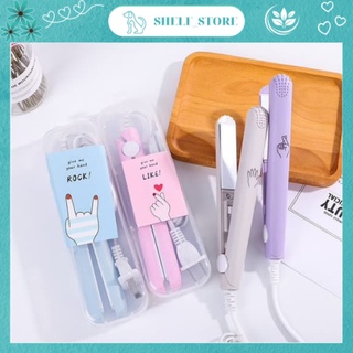 Máy duỗi tóc, ép tóc, uốn tóc cầm tay mini tiện dùng, dụng cụ tạo kiểu tóc