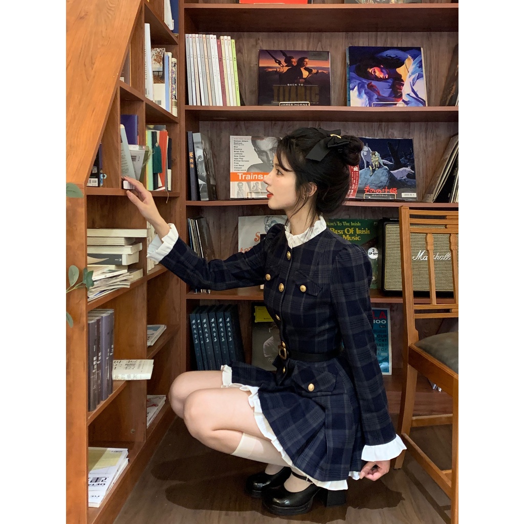 Đầm mùa thu cao cấp, váy tiểu thư phong cách mới thời trang dành cho nữ