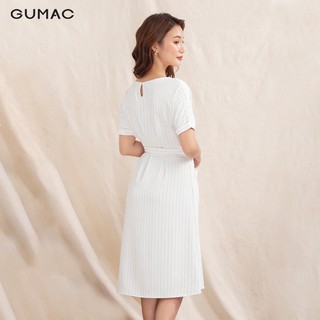 Đầm sọc tay dơi DA1015 GUMAC