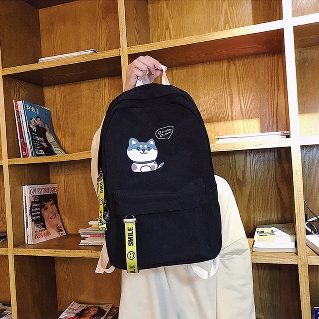 Balo Thời Trang Hàn Quốc - Chú Chó Cute